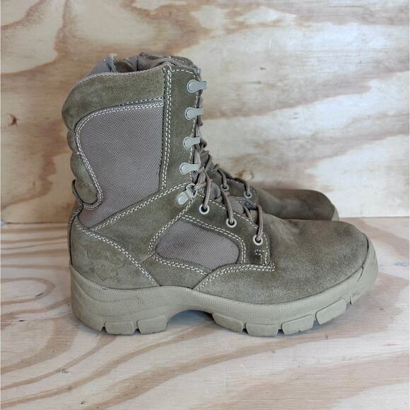 Texas Steer - Kamaal 2 - Tactical Boots - Green - Men\'s - 9 - 03266